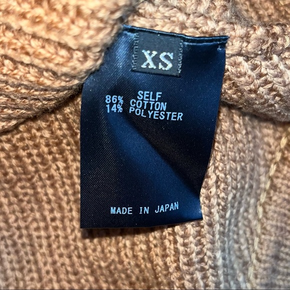 Adeam Halter Knit Sweater Cardigan size XS Brown - Picture 10 of 14